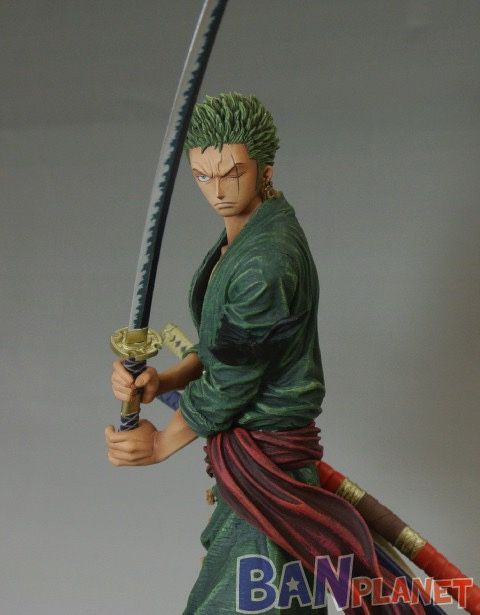 Anime One Piece Roronoa Zoro PVC Action Figure Collection Figurine Toy Gifts 8"