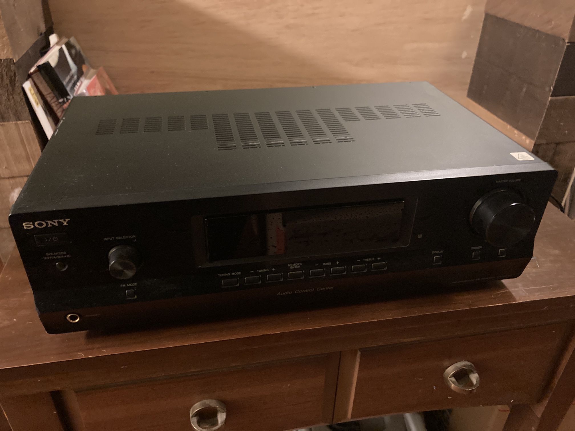 Sony STR-DH130 stereo receiver.
