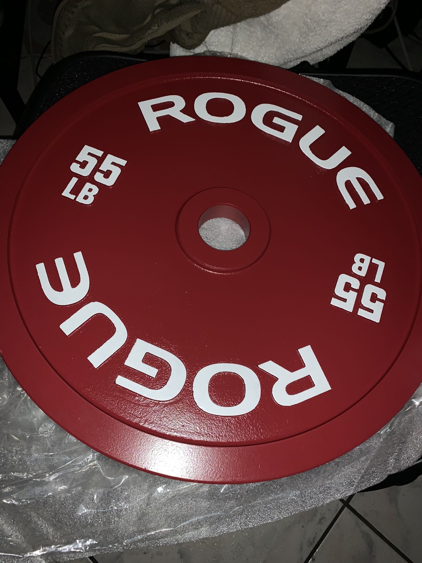 Rogue Calibrated Steel Plate 55lb Set (2 Plates) Ready for Pickup for