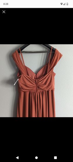 Cinnamon Bridesmaid Dress Size 14 Thumbnail