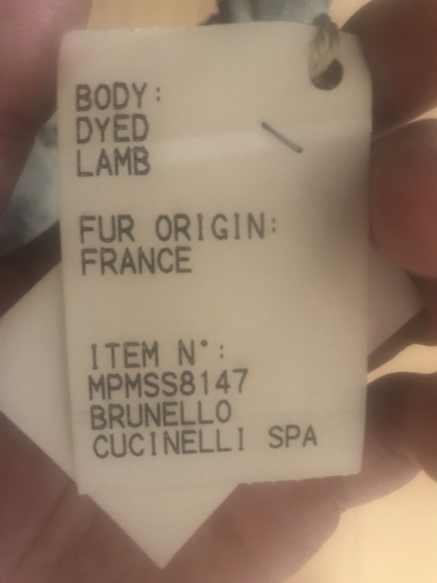 Brunello Cucinelli Shearling poncho style coat. Brand new!!
