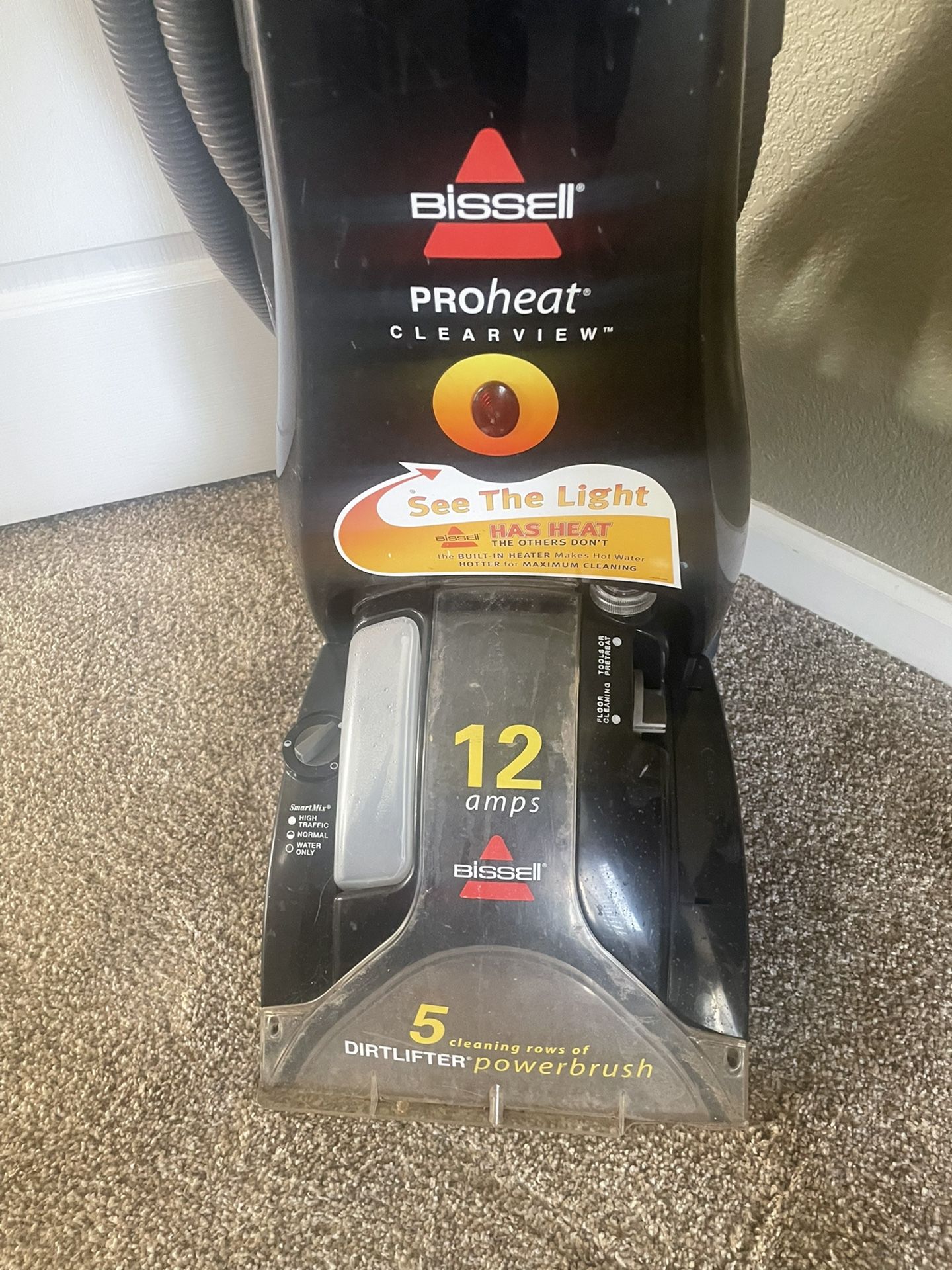 Bissell Pro heat carpet cleaner w/manual
