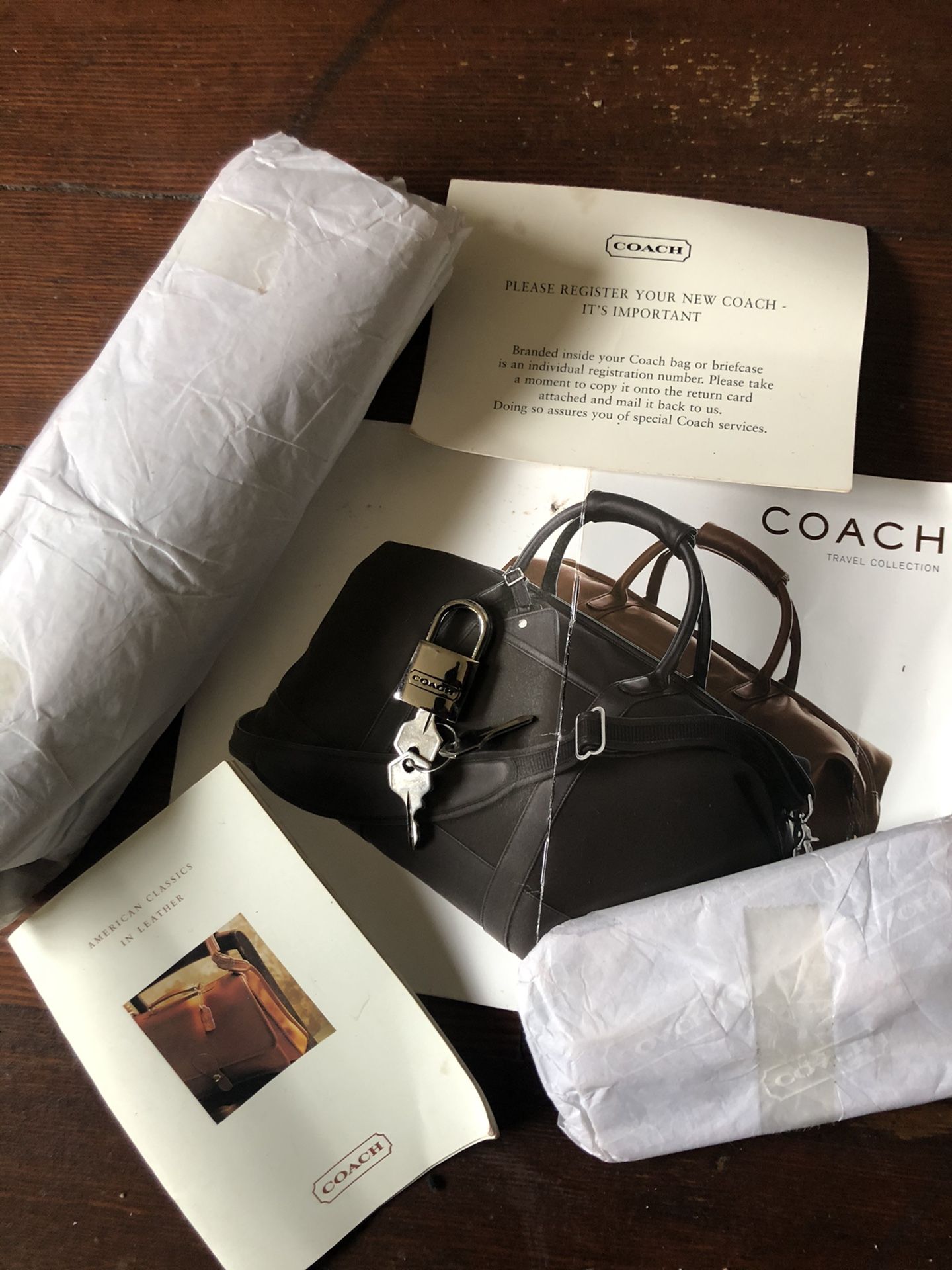 Greece Coach Rolling Duffle Bag