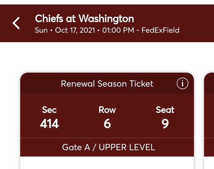 Washington Football Team Vs Kansas City Chiefs