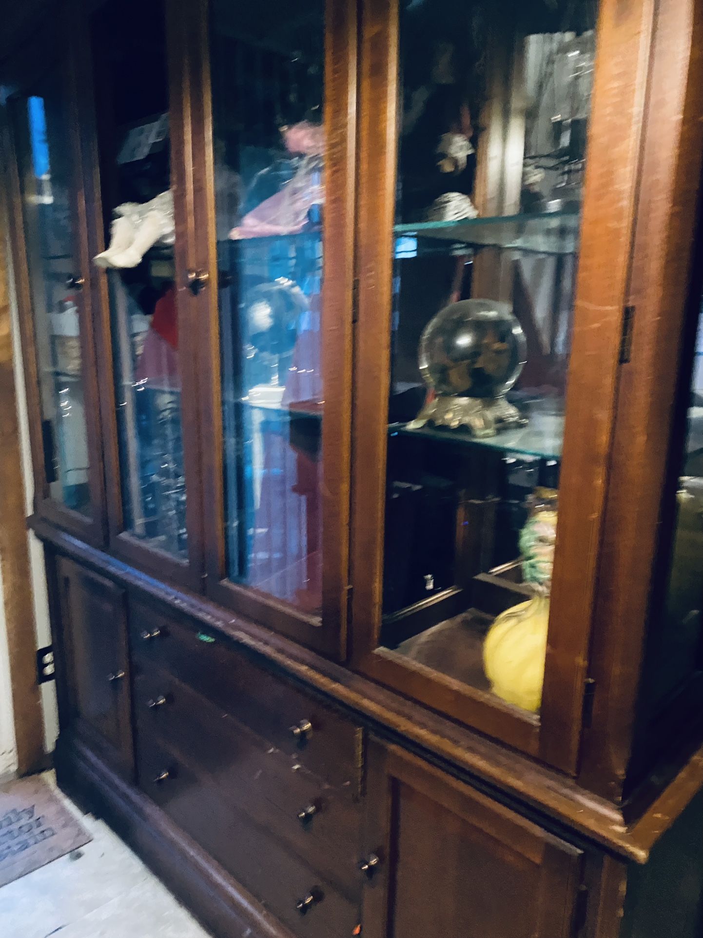 FREE China Cabinet - Moving And Can’t Take With Me