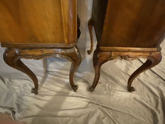 Antique French Country End Tables / Night Stands  Thumbnail