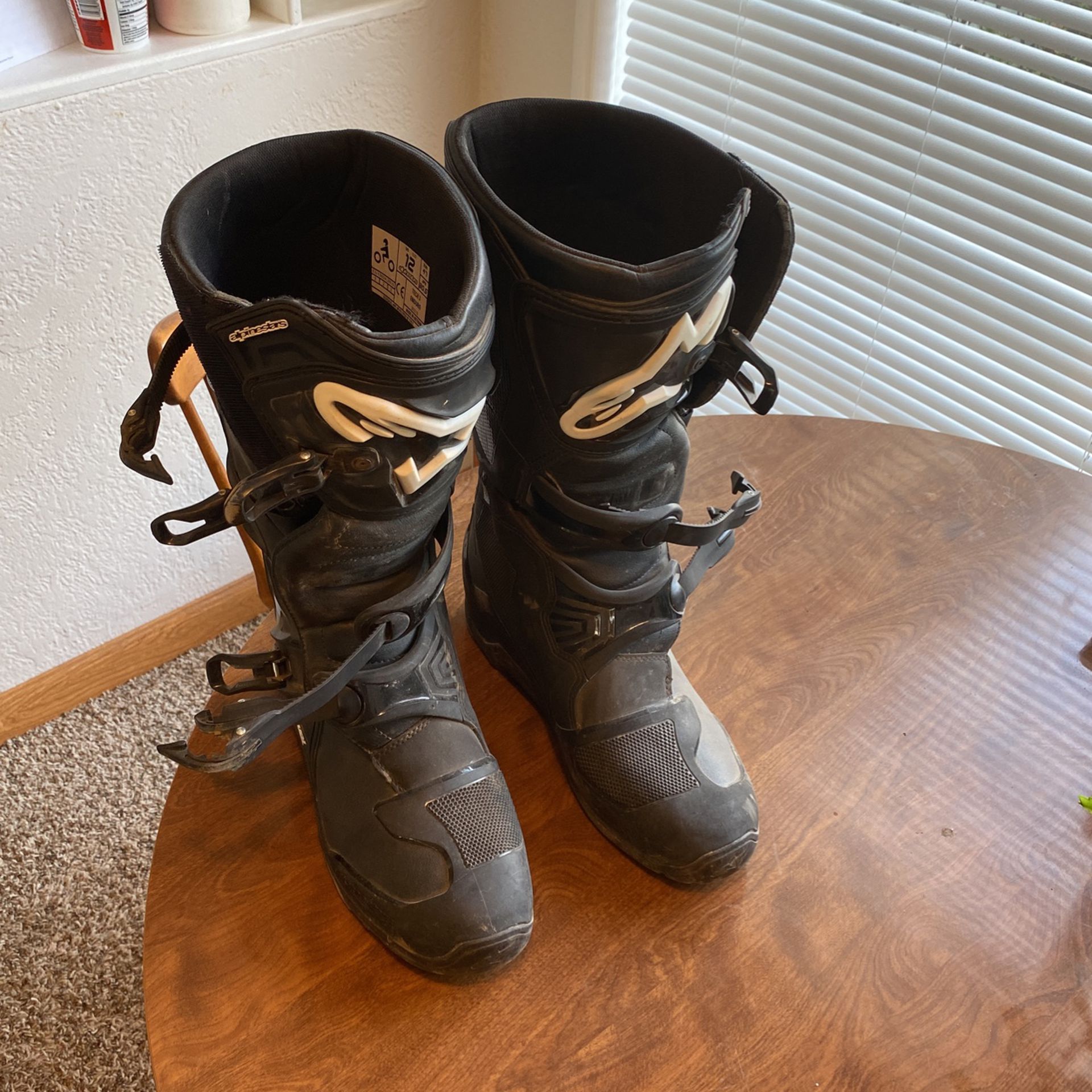 Alpinestars Dirt Bike Boots Tech3 Size 12, Clean, Like New