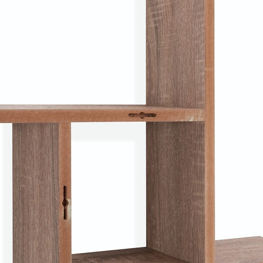 Weathered Oak Wall Shelf