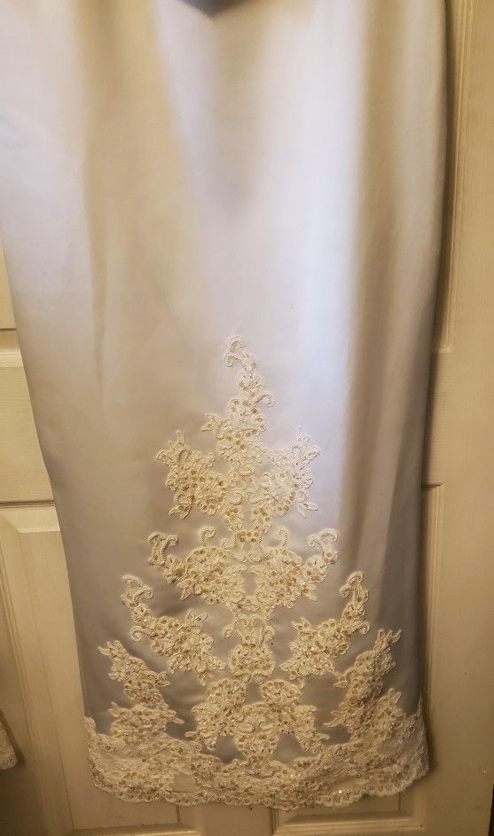 Couture Italian Ivory Wedding Dress Size 12