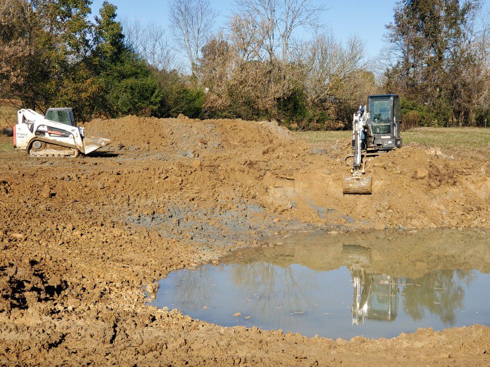 Excavator, Pond Building Expert