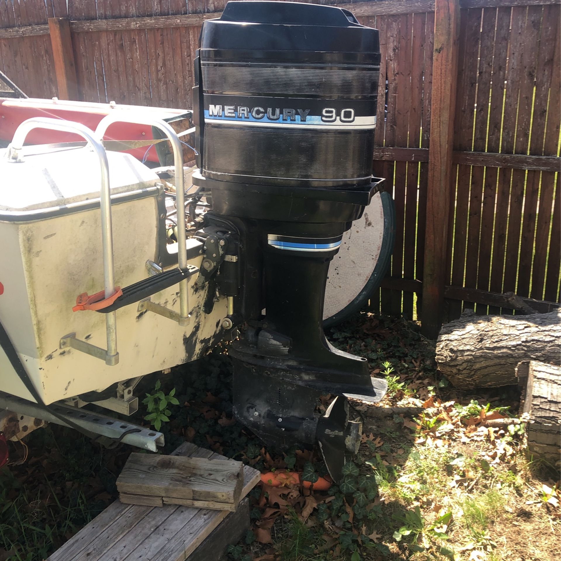 Boat Motor Mercury Outboard Motor 90 Hp Know As Tower Of Power for Sale in  West Babylon, NY - OfferUp