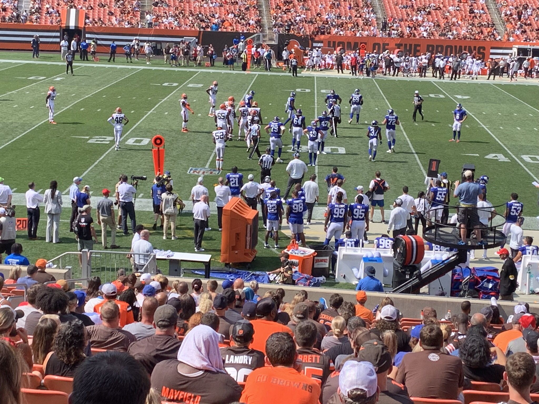 CLEVELAND BROWNS /PITTSBURGH STEELERS GAME AT FIRST ENERGY