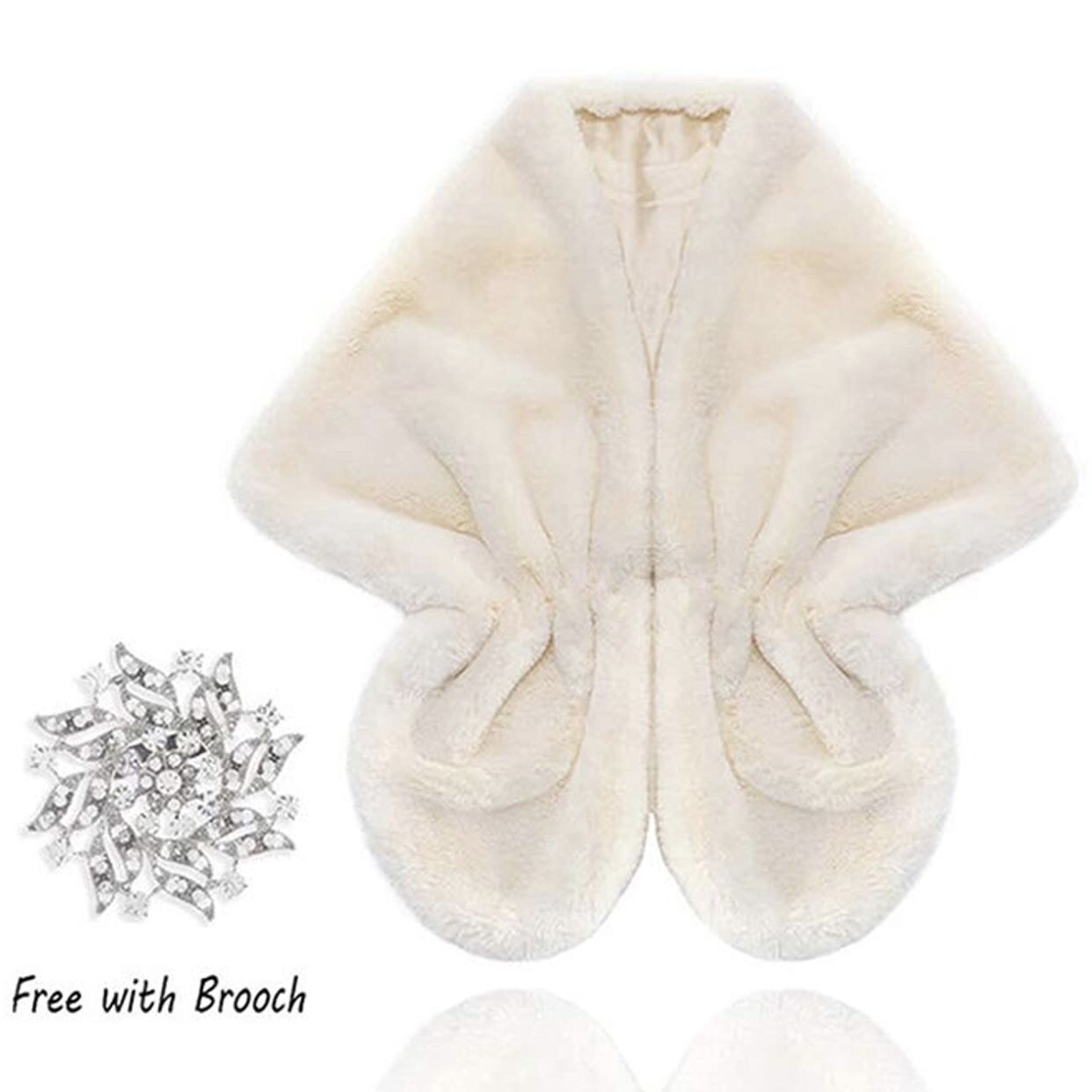 Beautiful Wedding Fur Shawl $25