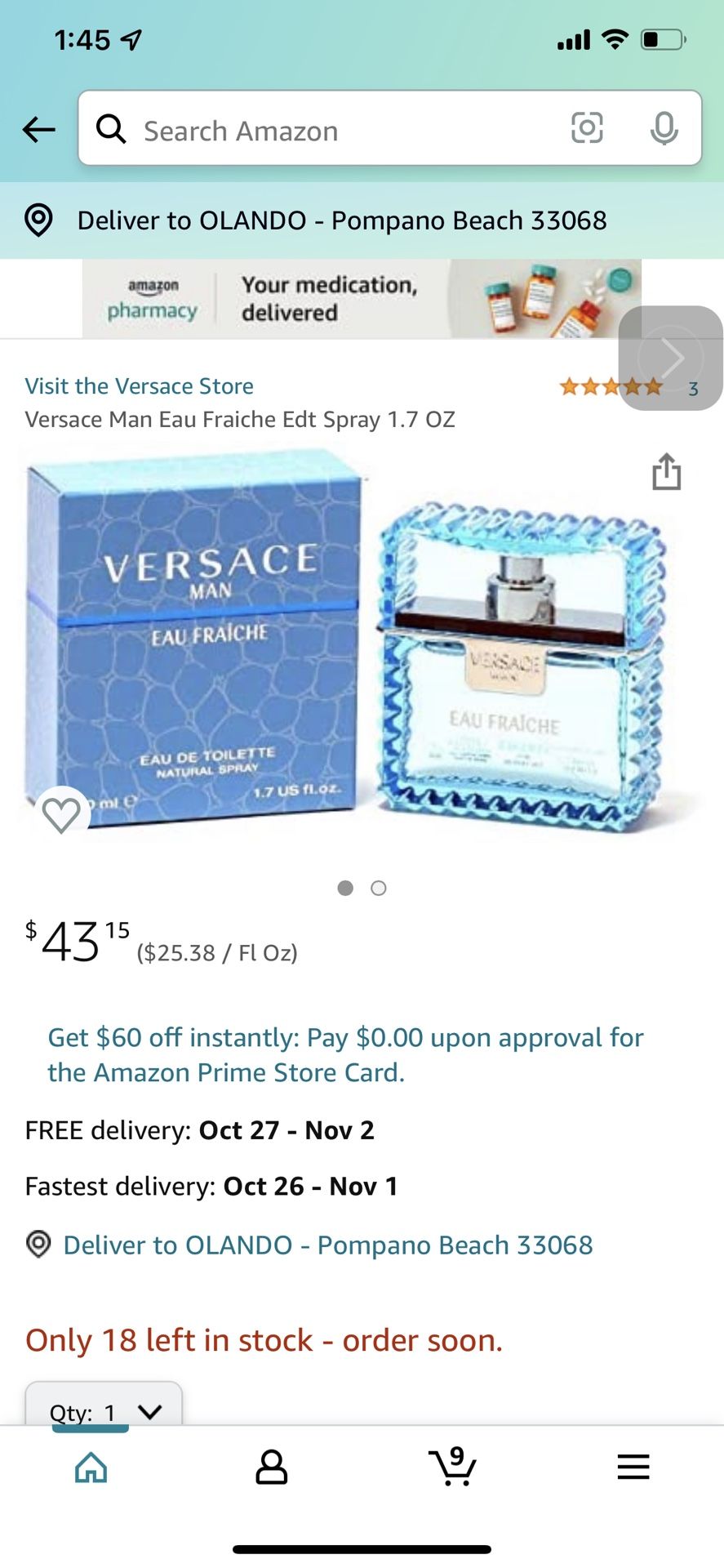 Versace Man 50ML