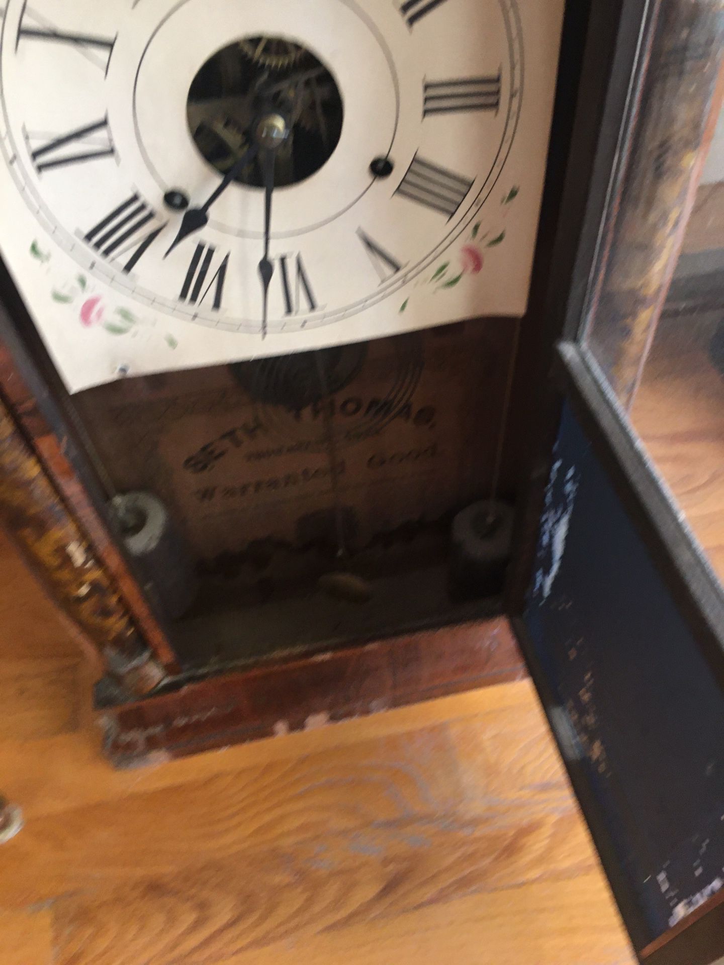 Antique Seth Thomas Ogee Clock & Key