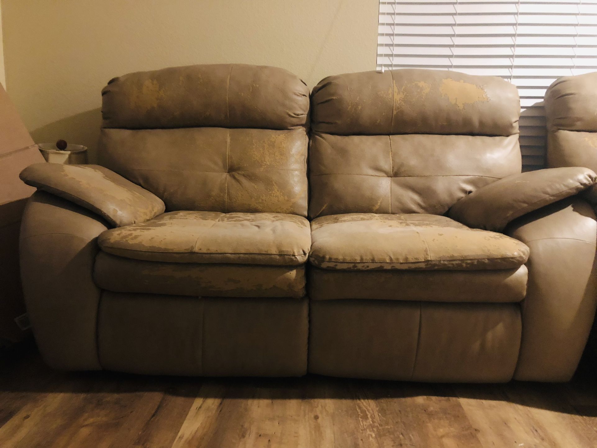 Recliner Sofa + Single Recliner