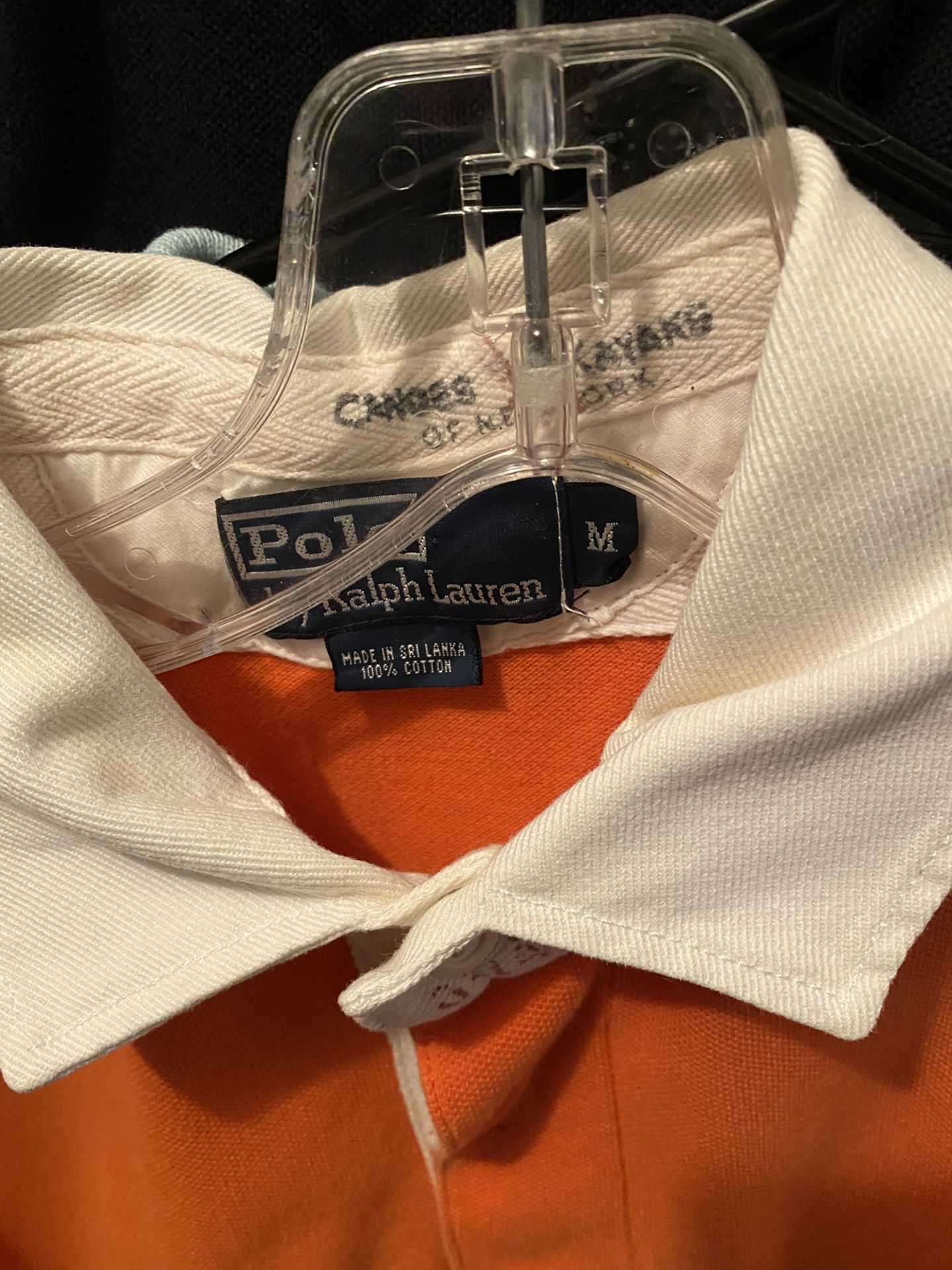 Ralph Lauren Polo Men’s Vintage Canoes Kayak Of Ny Polo Shirt Sz M- New