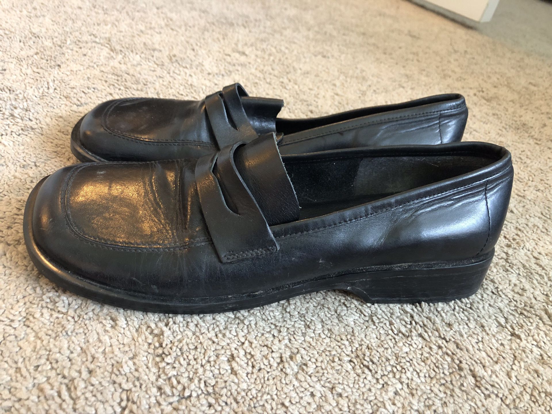Black loafers - size 8.5
