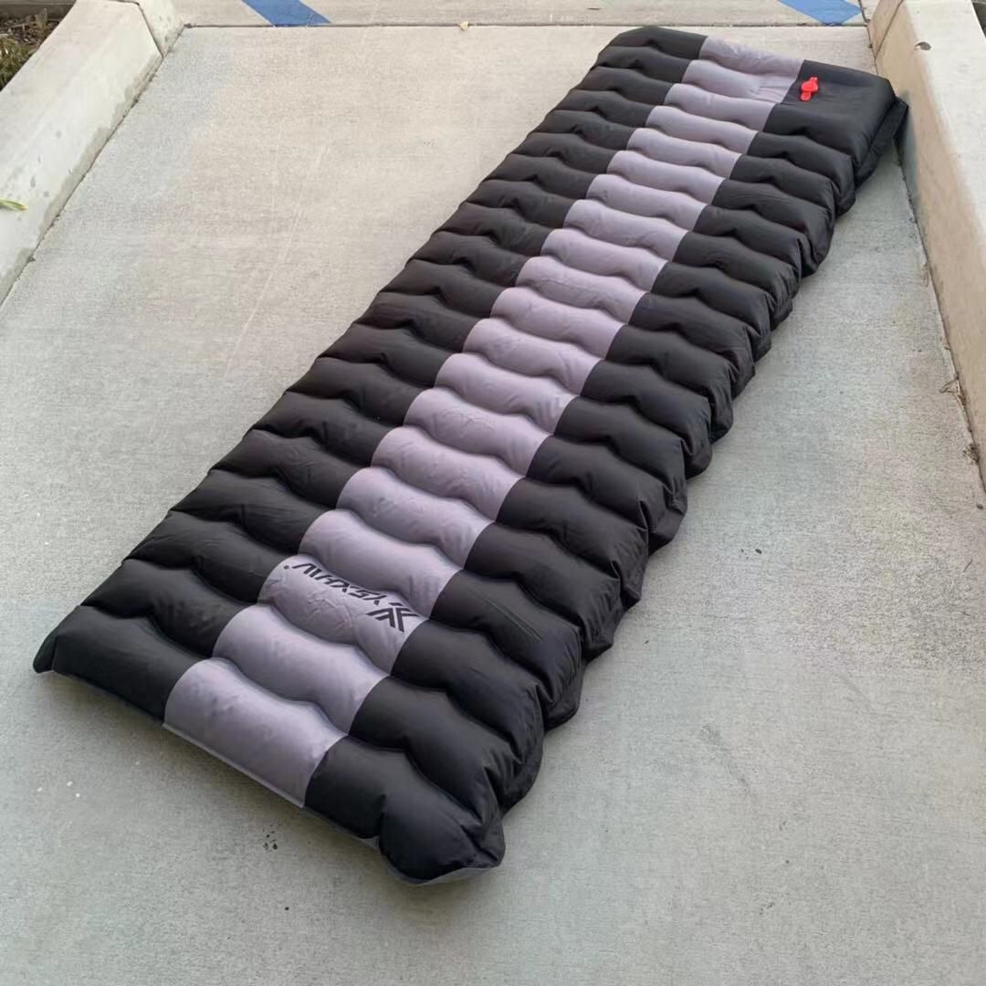 New camping sleeping pad bed waterproof inflatable lightweight 75Lx28Wx5H inch air mattress sleeping mat with carrying bag 