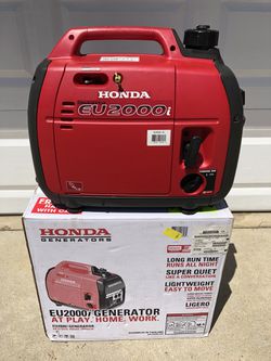 eten Auto fusie Honda EU2000i portable 2000w quiet & light generator, 657 hours for Sale in  Carlsbad, CA - OfferUp