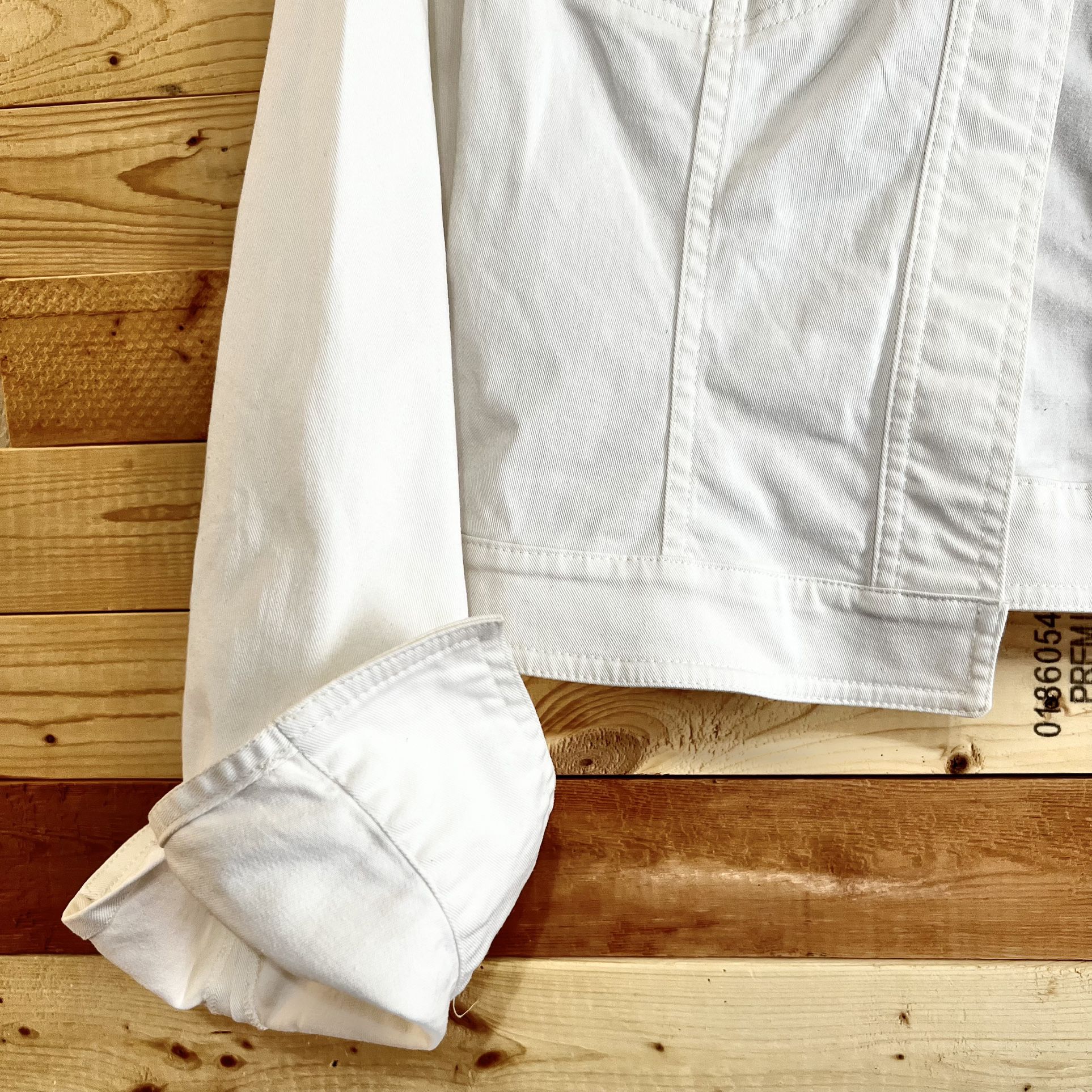 Dolce and Gabbana White denim Open Long sleeve Jacket size XS/S