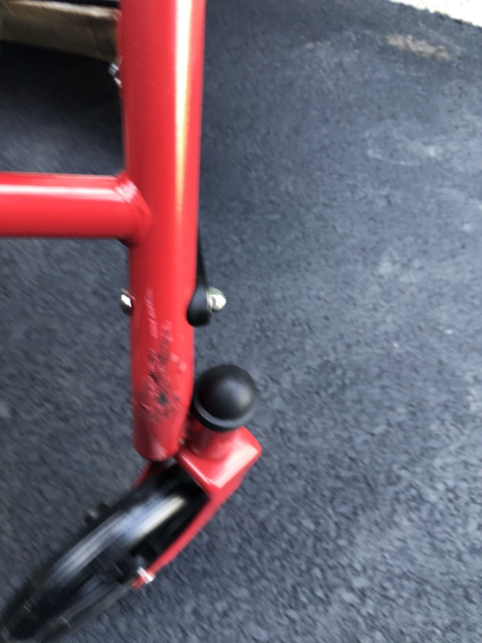 Brand New 4wheel Walker with small dent