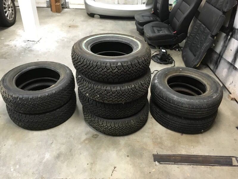2 used snow tires 15 inch snow tires for Sale in Everett, WA OfferUp