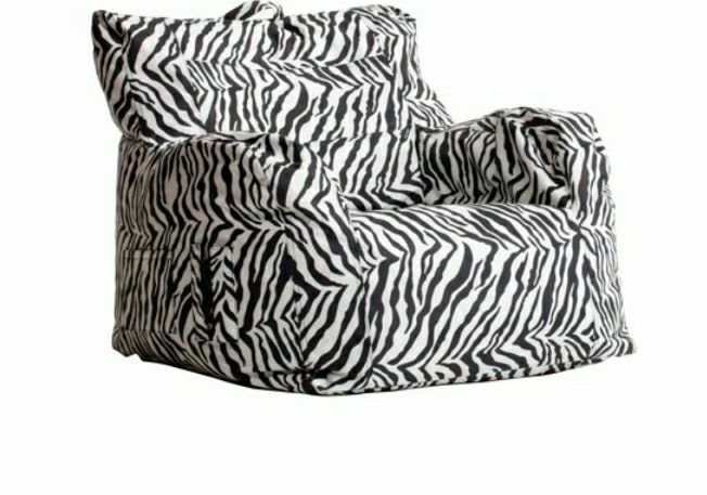 New Zebra Bean Bag chair