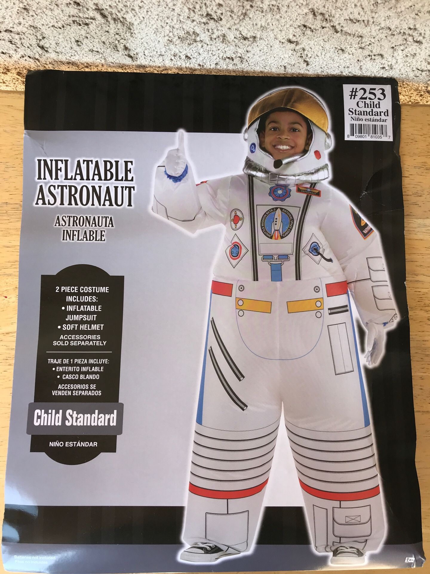 inflatable astronaut costume