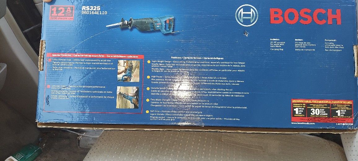 Worx. &. Bosch Multi Tool. Reciprocating Saw