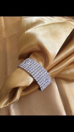 Wristband Wide Bracelet Dazzling For Wedding Occasion , $9