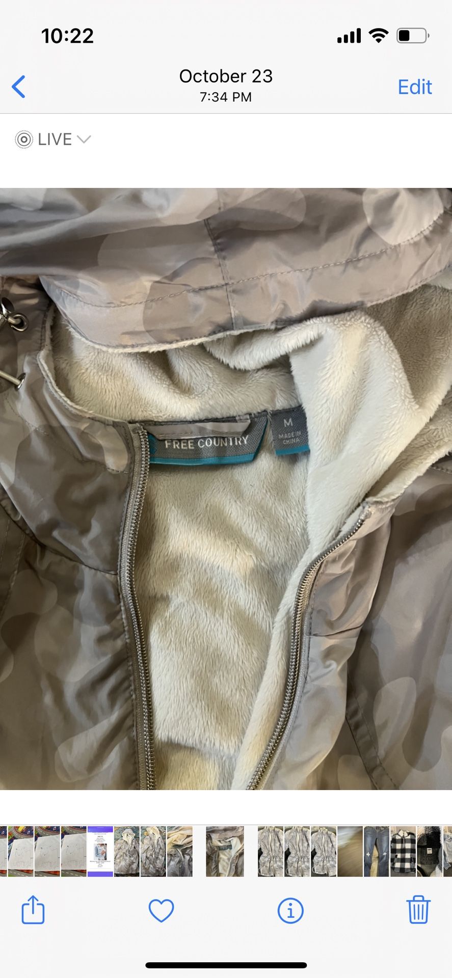 New Free Country Jacket