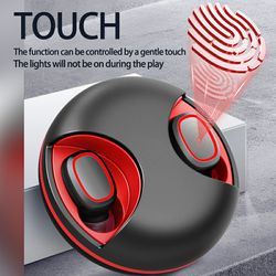 New 2 X SETS Of Headset Wireless Earbuds Bluetooth Headset Touch Control Led Battery Display Thumbnail