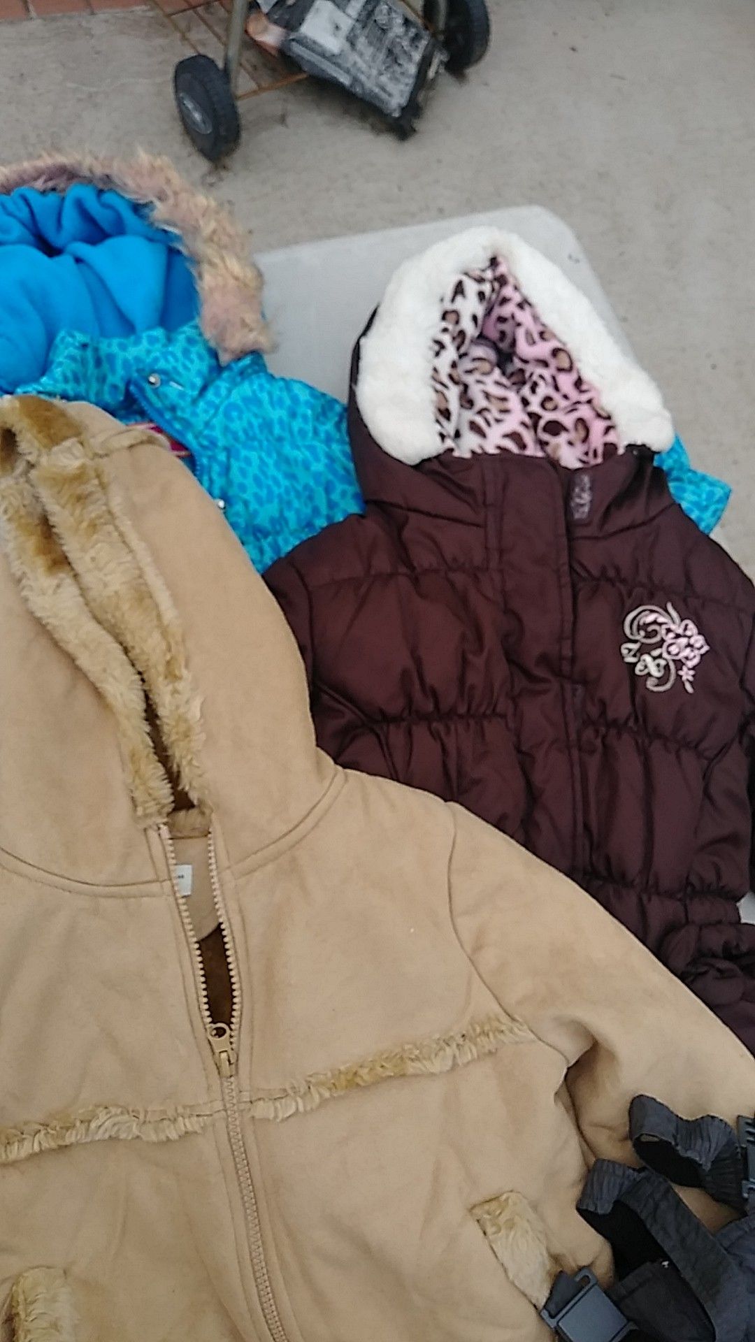 Snow overalls, pants and jackets size 4 toddlers