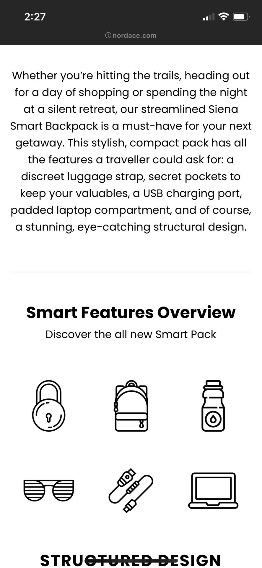 Smart Travel Backpack