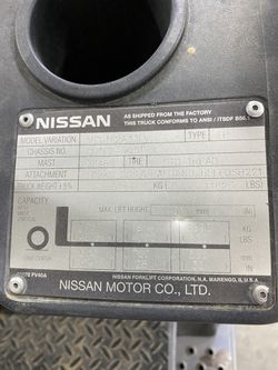Nissan Forklift  Thumbnail