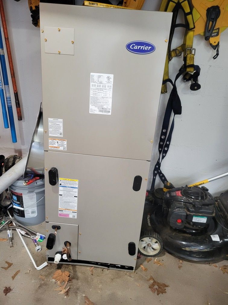 carrier 3Ton fan coil and condenser