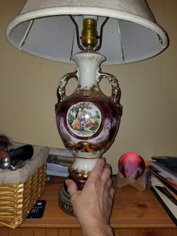 1950's Gilt "Courting Couple" Table Lamp Thumbnail