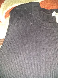 Apostrophe black knitted top Thumbnail