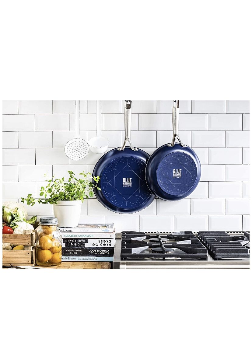 Blue diamond cooking pans