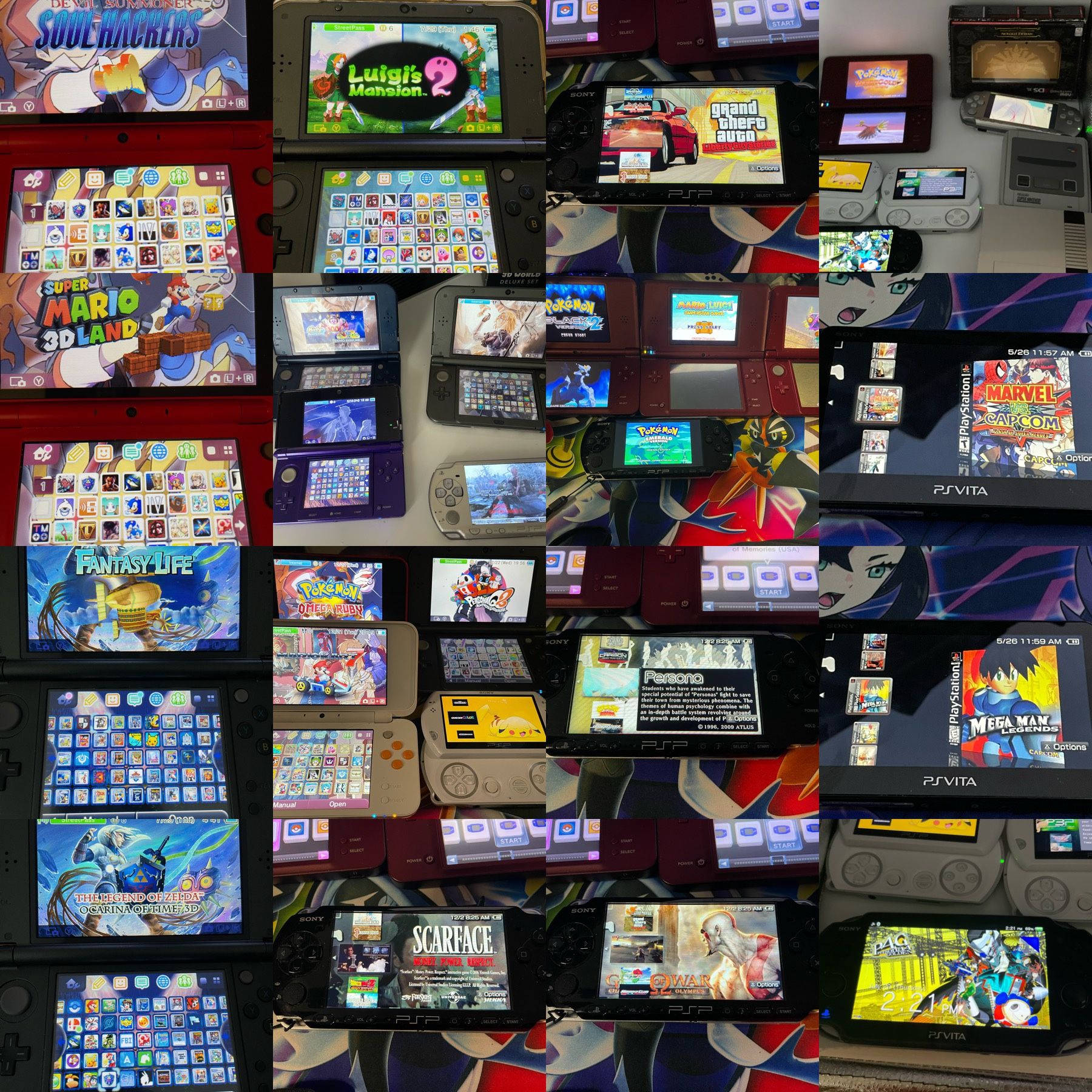 Nintendo 3ds/2ds/Dsi Psp Vita