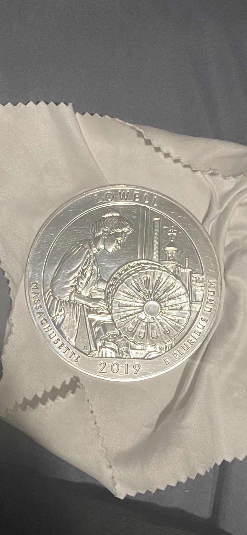 5oz Silver Coin .999 Fine 2019 America The Beautiful From The United States Mint