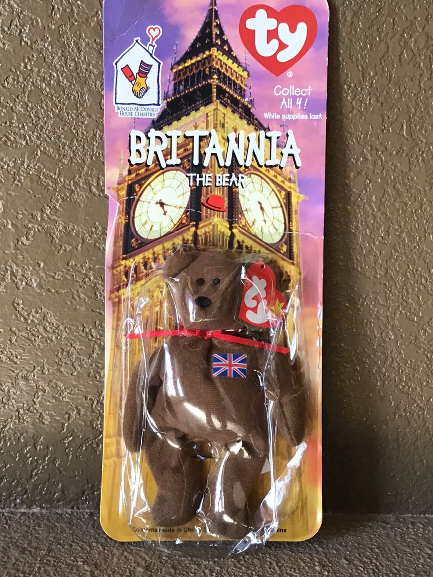 Ty McDonald’s Beanie Babies Britannia The Bear
