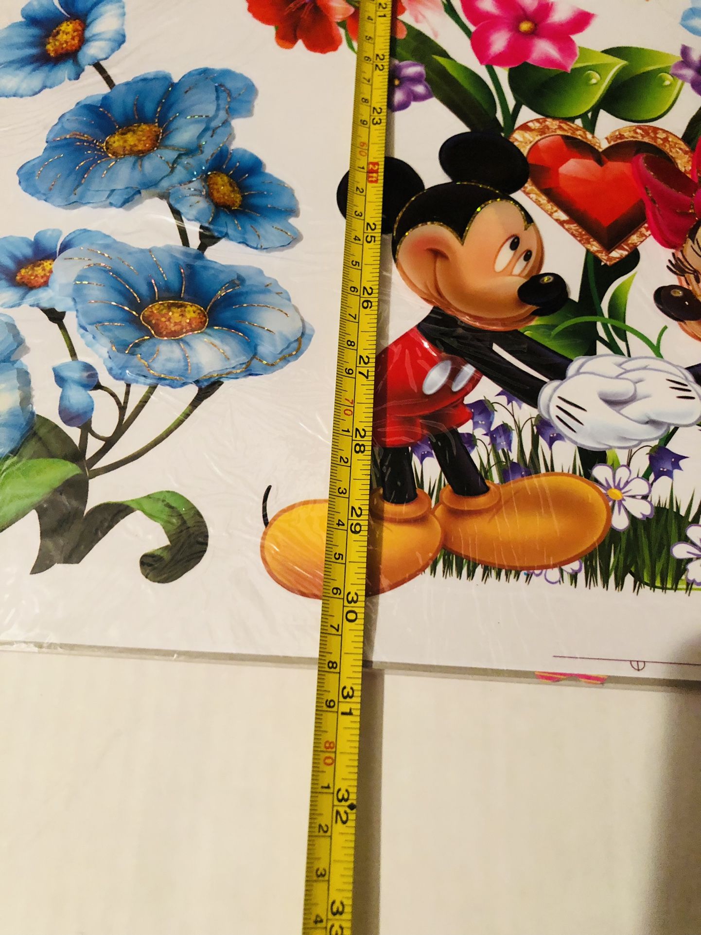 Mickey & Minnie 3D Wall, Mirror or Window Sticker Absolutely Stunning Some of the Decals Pop out and look realistic 31x20inches 9 available listing