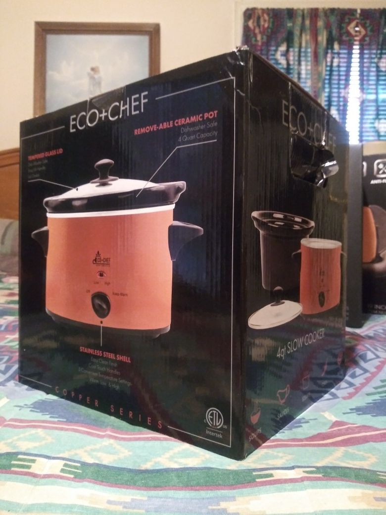 6 piece Eco Chef copper cookware set