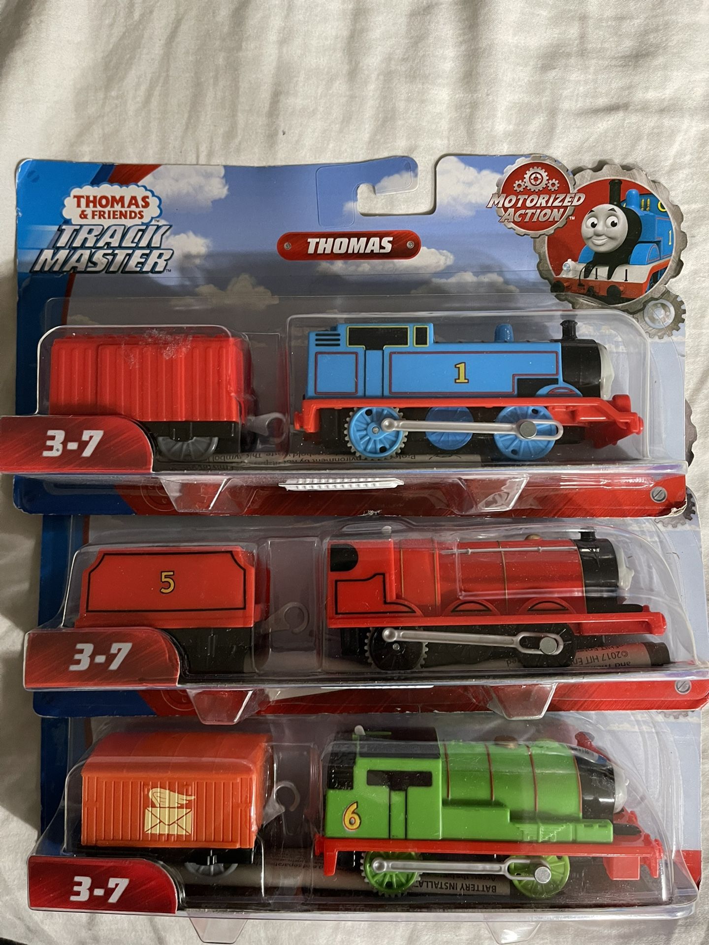 THOMAS & FRIENDS TRACK MASTER LOT OF 3 -motorized