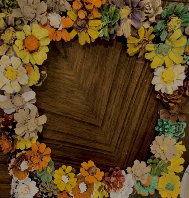 Wreath Handmade Ga Pinecone