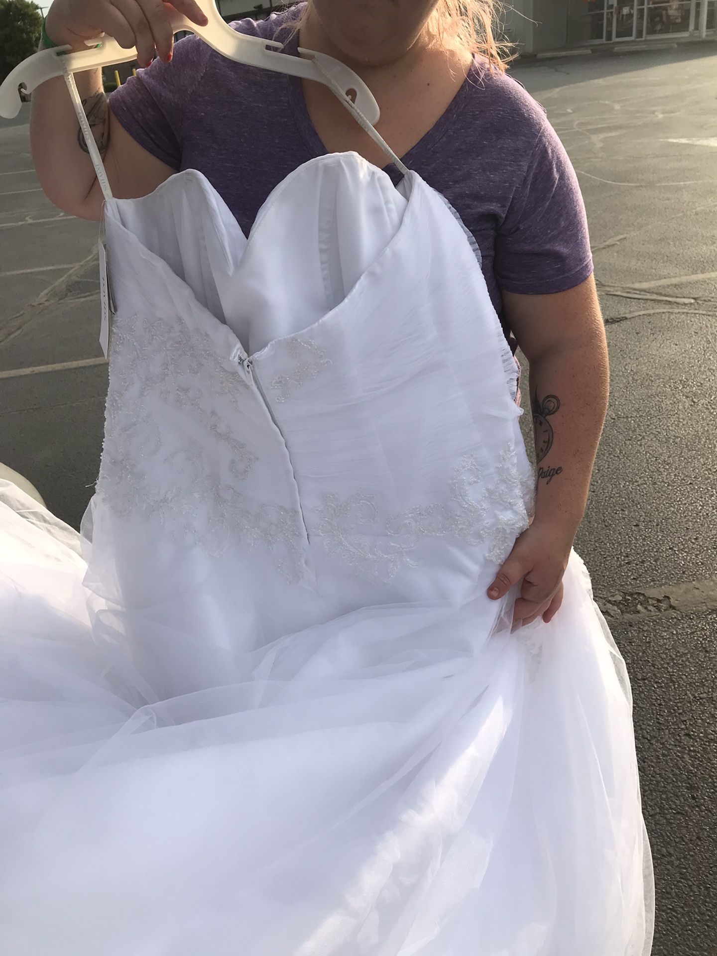 David’s bridal wedding dress