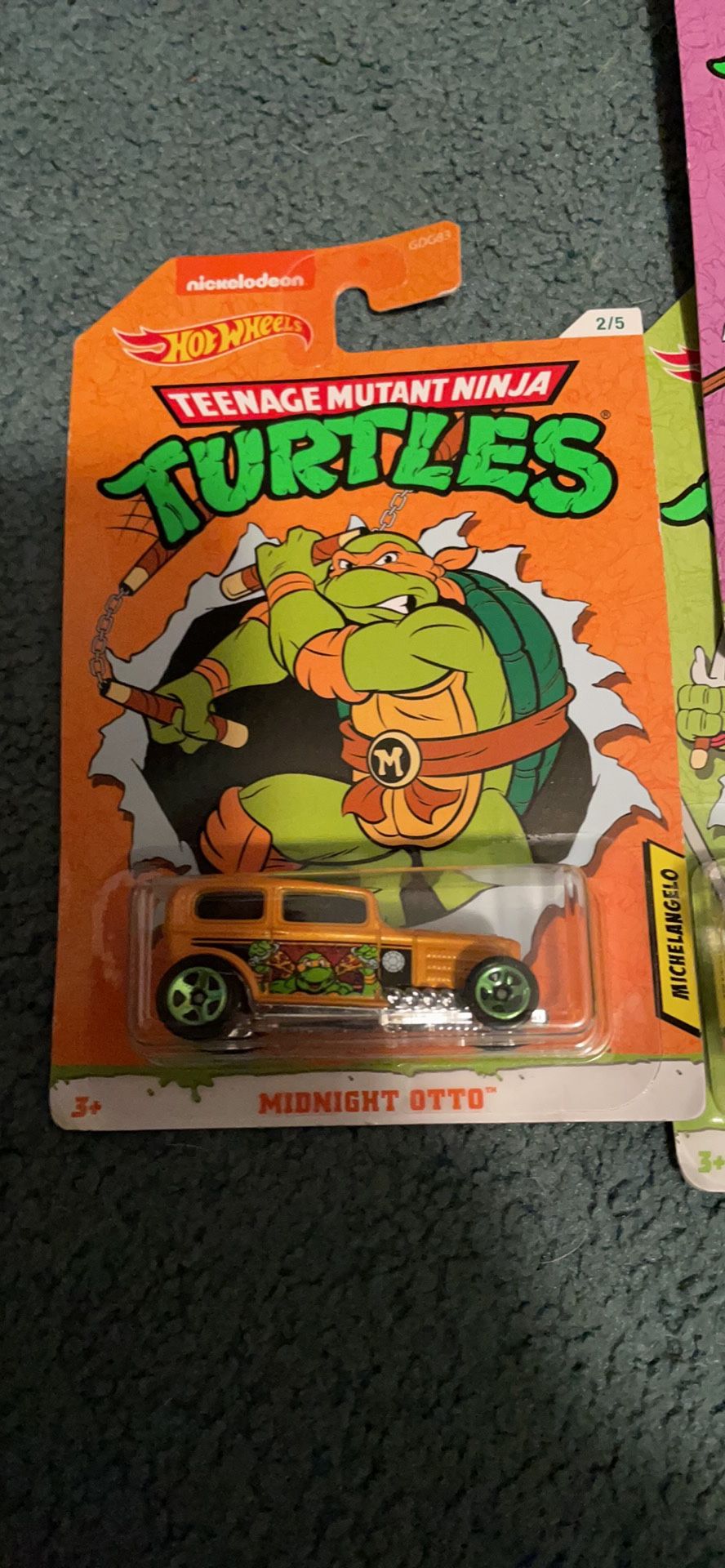 Hot Wheels Complete Set TMNT Cars