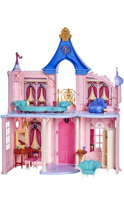 Disney Princess Fashion Doll Castle, Dollhouse 3.5 feet Tall with 16 Accessories and 6 Pieces of Furniture (Amazon Exclusive) Thumbnail
